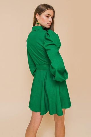 WRAPPED UP IN LOVE MINI DRESS - Glamourous Grace