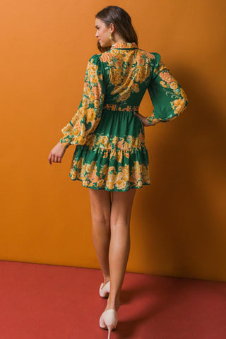 FURTHERST THING WOVEN MINI DRESS - Glamourous Grace