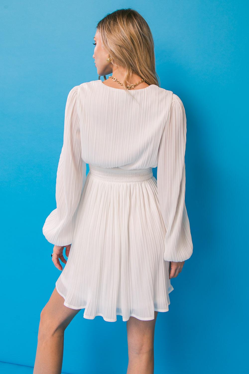 DAY IN THE CITY WOVEN MINI DRESS - Glamourous Grace