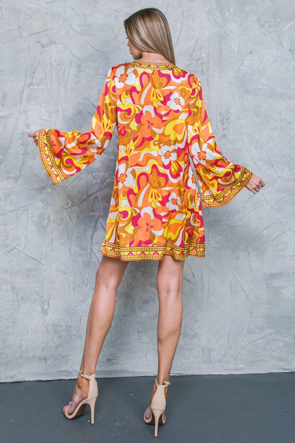 CAUGHT FEELINGS WOVEN MINI DRESS - Glamourous Grace