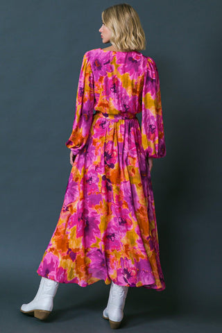 JUST WATCH ME WOVEN MIDI DRESS - Glamourous Grace
