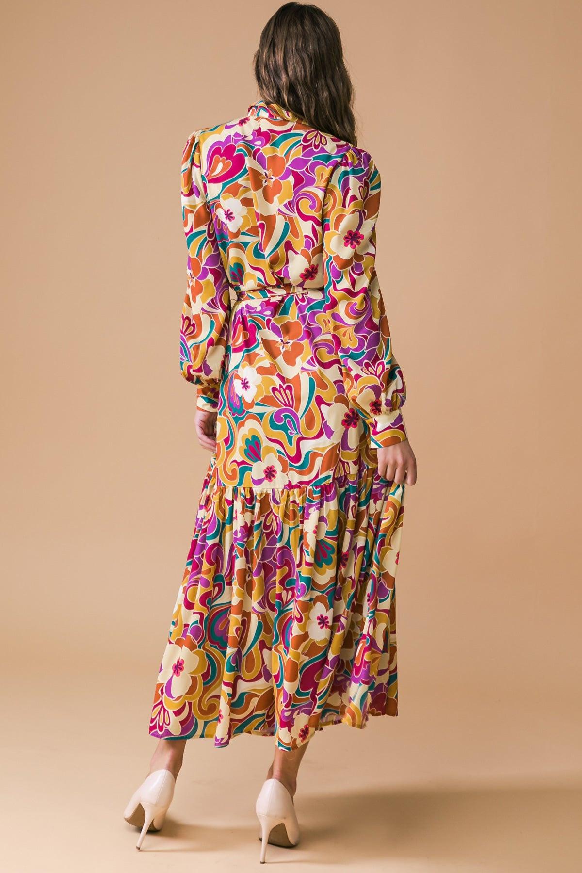 MY EYES ON YOU WOVEN MIDI DRESS - Glamourous Grace