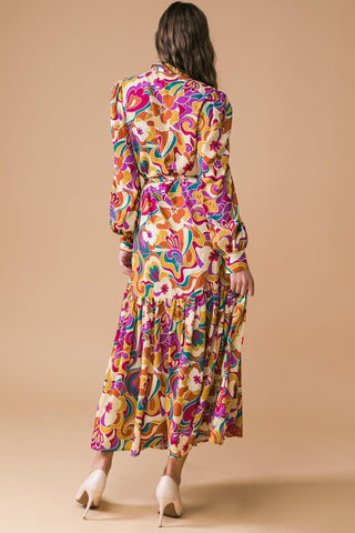 MY EYES ON YOU WOVEN MIDI DRESS - Glamourous Grace