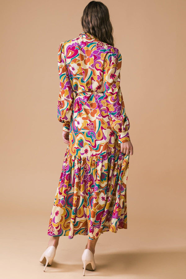 MY EYES ON YOU WOVEN MIDI DRESS - Glamourous Grace
