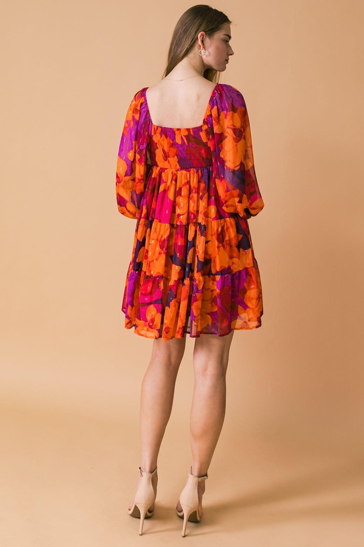 GOOD FLOWS TO ME WOVEN MINI DRESS - Glamourous Grace