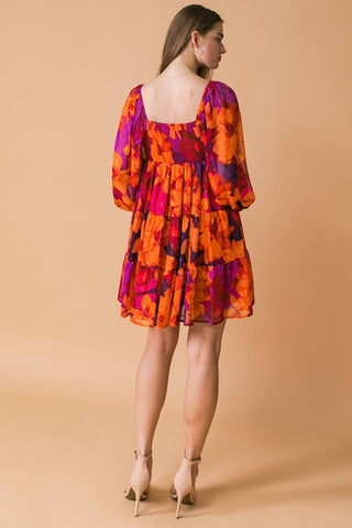 GOOD FLOWS TO ME WOVEN MINI DRESS - Glamourous Grace