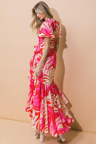 STUNNING SIGNIFICANCE WOVEN MAXI DRESS - Glamourous Grace