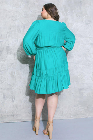 CATCH THE WIND WOVEN MINI DRESS - Glamourous Grace