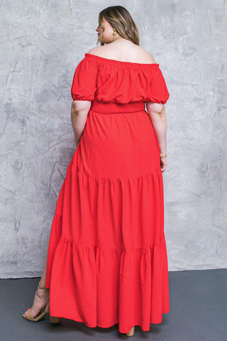 OUT IN THE COUNTRY WOVEN MAXI DRESS - Glamourous Grace