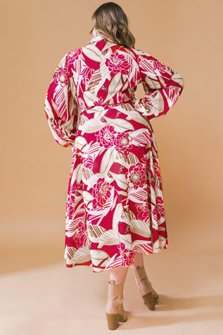 HEART OF WOVEN MIDI DRESS - Glamourous Grace