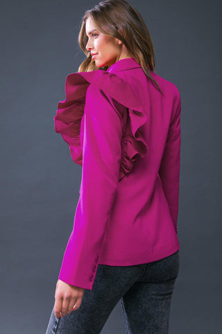 DRAMATIC DREAMS WOVEN JACKET - Glamourous Grace