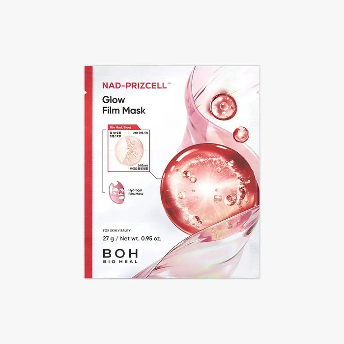 [BIO HEAL BOH] NAD-PRIZCELL Glow Film Mask 27g X 5ea - Glamourous Grace