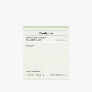 Biodance Refreshing Sea Kelp Real Deep Mask 34g X 4ea