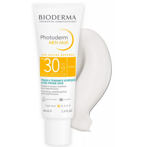 Bioderma Photoderm AKN Mat SPF 30 Mattifying Sunscreen Fluid