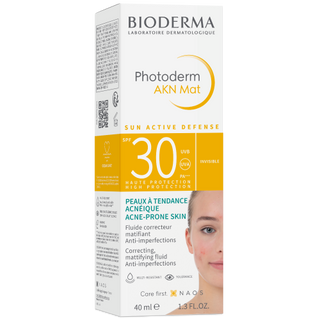 Bioderma Photoderm AKN Mat SPF 30 Mattifying Sunscreen Fluid