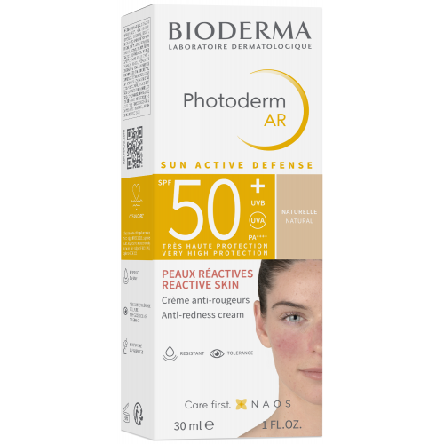 Bioderma Photoderm AR Anti-Redness Cream SPF 50+ Natural Tint