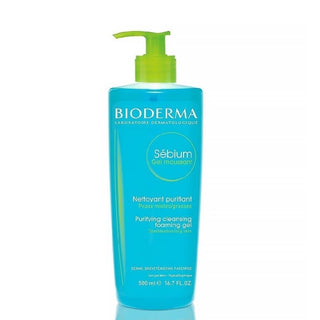 Bioderma Sebium Foaming Gel Cleanser 500ml - Deep Cleansing for Combination & Oily Skin - Glamourous Grace