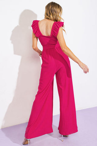 LOVEILEST STYLE WOVEN JUMPSUIT - Glamourous Grace