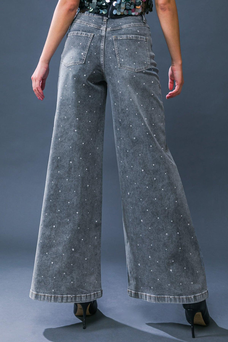 TAKE THE CHANCE DENIM PANTS - Glamourous Grace