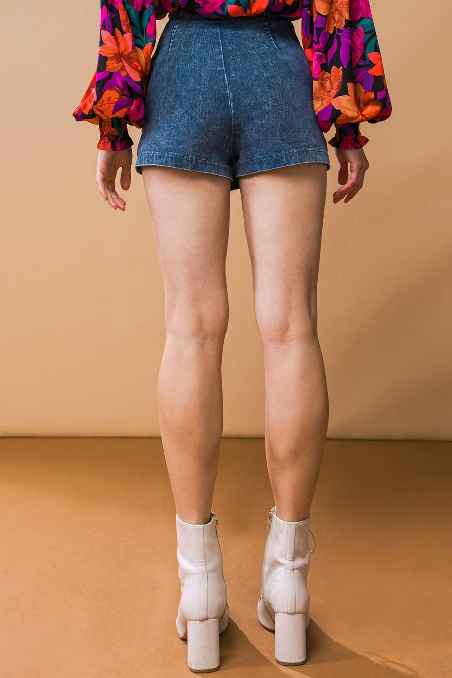 POSH POSITION DENIM SKORT - Glamourous Grace