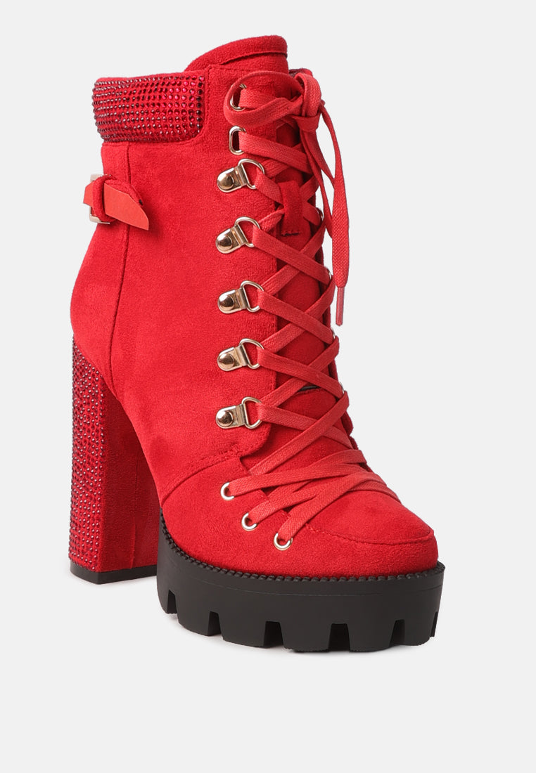 Birch Block Heeled Ankle Boots - Glamourous Grace