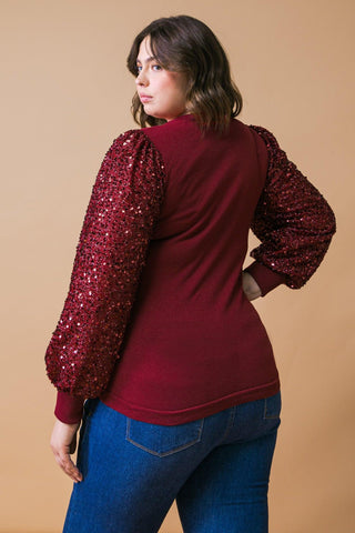 FEELING THE FUN SWEATER TOP