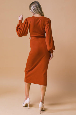 ADORABLE IDEAL SWEATER MIDI DRESS - Glamourous Grace