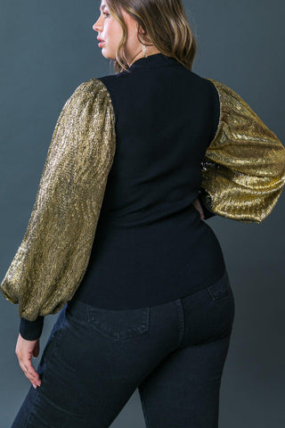 LOVELY ESSENCE SWEATER TOP - Glamourous Grace