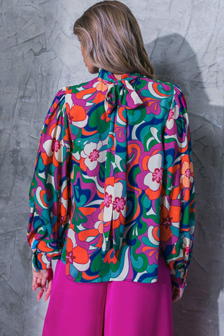 FLOW ALONG WOVEN TOP - Glamourous Grace