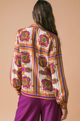 MAKE TODAY GREAT WOVEN TOP - Glamourous Grace