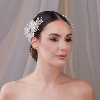 Set of Two Resin Flower Hair Vines - Glamourous Grace