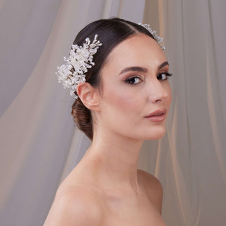 Set of Two Resin Flower Hair Vines - Glamourous Grace