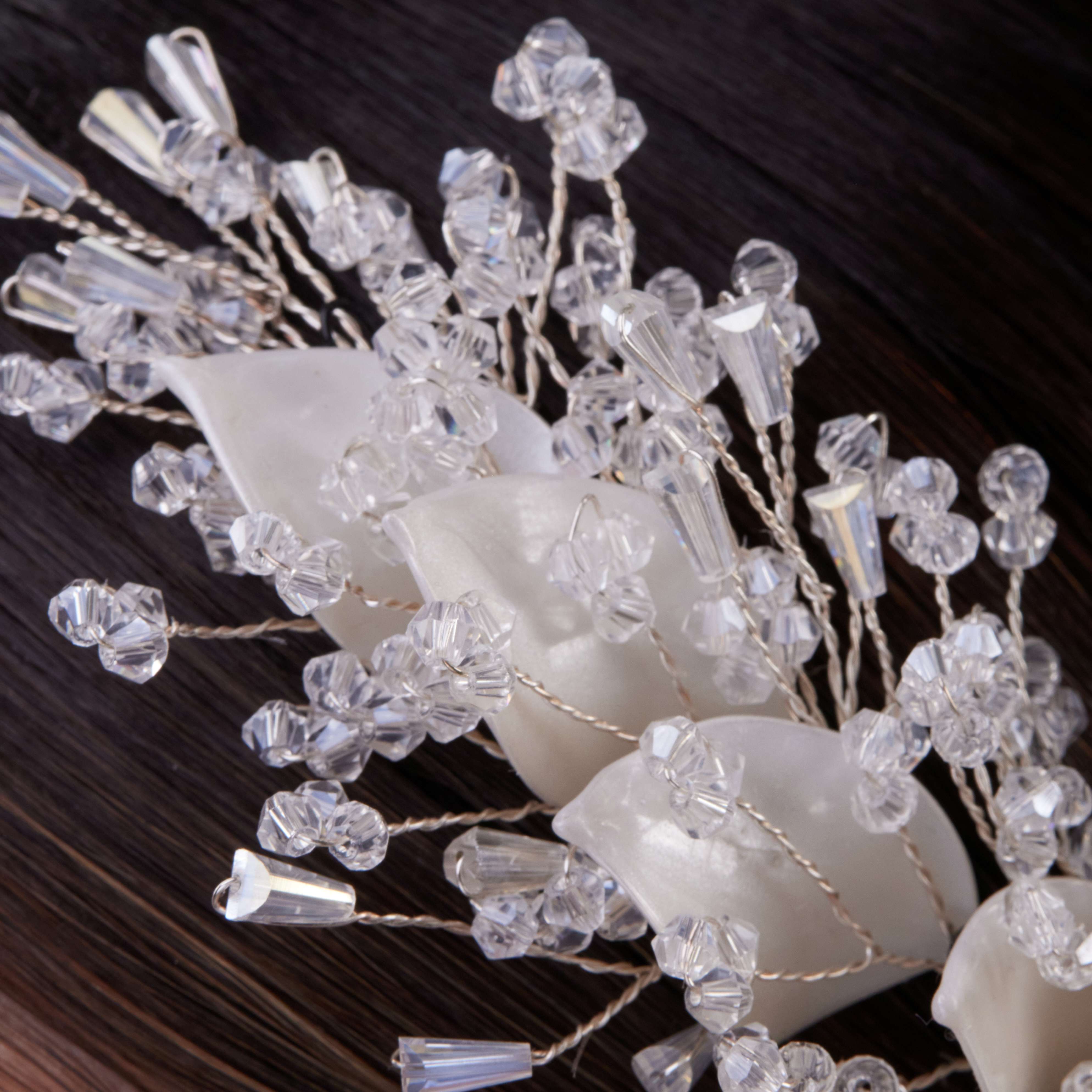 Set of Two Resin Flower Hair Vines - Glamourous Grace