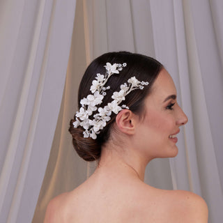 Set of Two Flower Hair Vines - Glamourous Grace