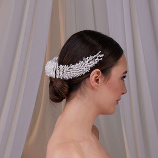 Pearl Bridal Hair Band - Glamourous Grace