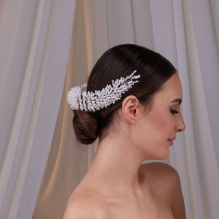 Pearl Bridal Hair Band - Glamourous Grace