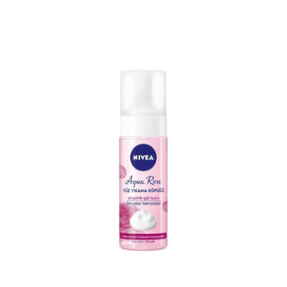 Nivea Aqua Rose Facial Cleansing Foam with Rose Water - Gentle, Hydrating, and Soothing for Sensitive Skin - 5.07 fl oz - Glamourous Grace