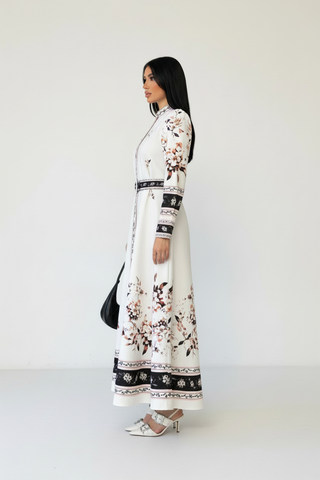 Black & White Floral - Side