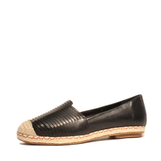 Blanch Leather Espadrilles - Glamourous Grace