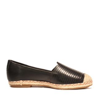 Blanch Leather Espadrilles - Glamourous Grace