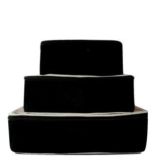 Personalized Packing Cubes, 3-pack – Black - Glamourous Grace