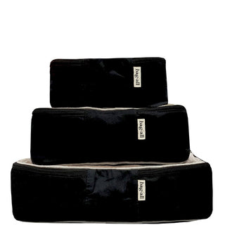 Best Packing Cubes, 3-pack – Black - Glamourous Grace