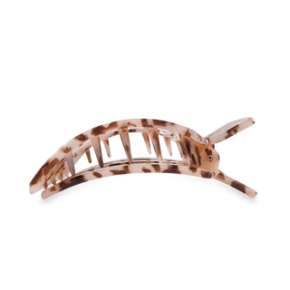 Blonde Tortoise Large Flat Square Hair Clip - Glamourous Grace