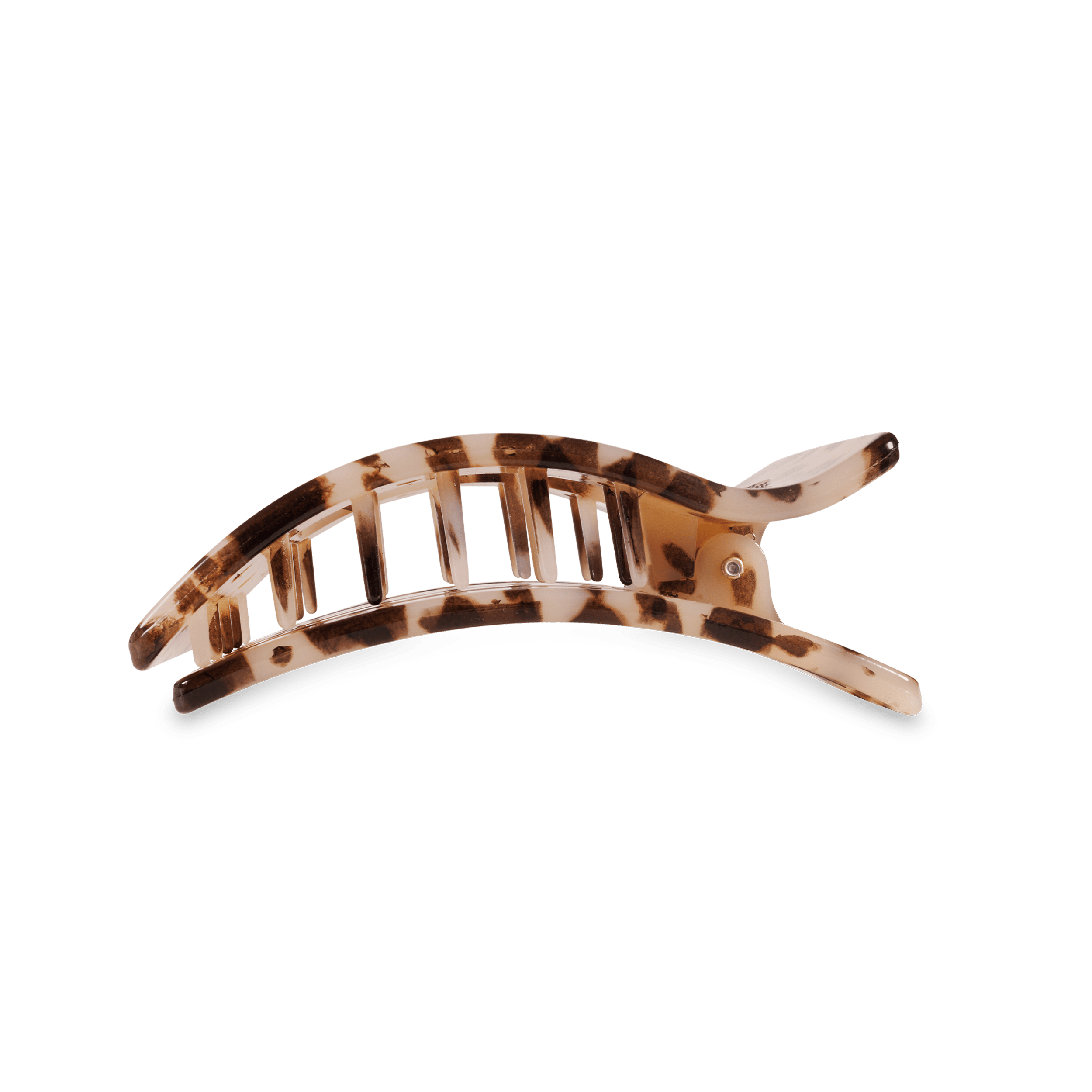 Blonde Tortoise Medium Flat Rectangle Hair Clip - Glamourous Grace
