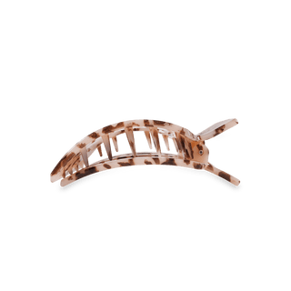 Blonde Tortoise Medium Flat Square Hair Clip - Glamourous Grace