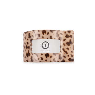 Blonde Tortoise Small Flat Rectangle Hair Clip - Glamourous Grace