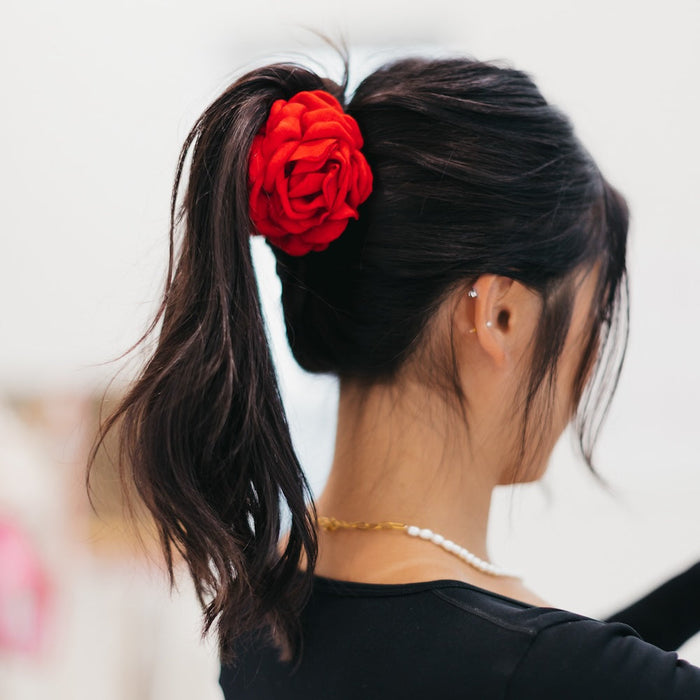 Blooming Rose Hair Claw Clip - Glamourous Grace