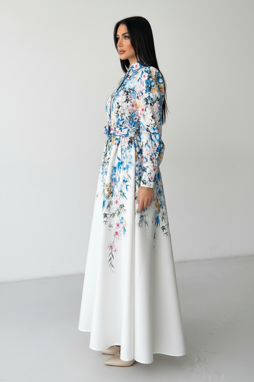 Blue Floral - Side