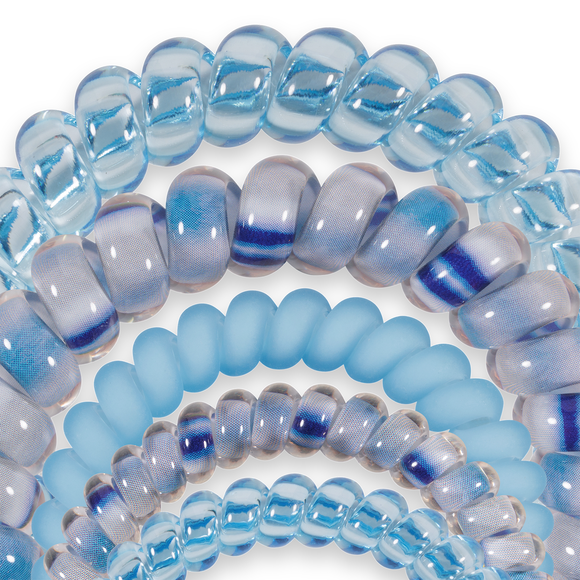Blue Lagoon Mix Pack Hair Ties - Glamourous Grace