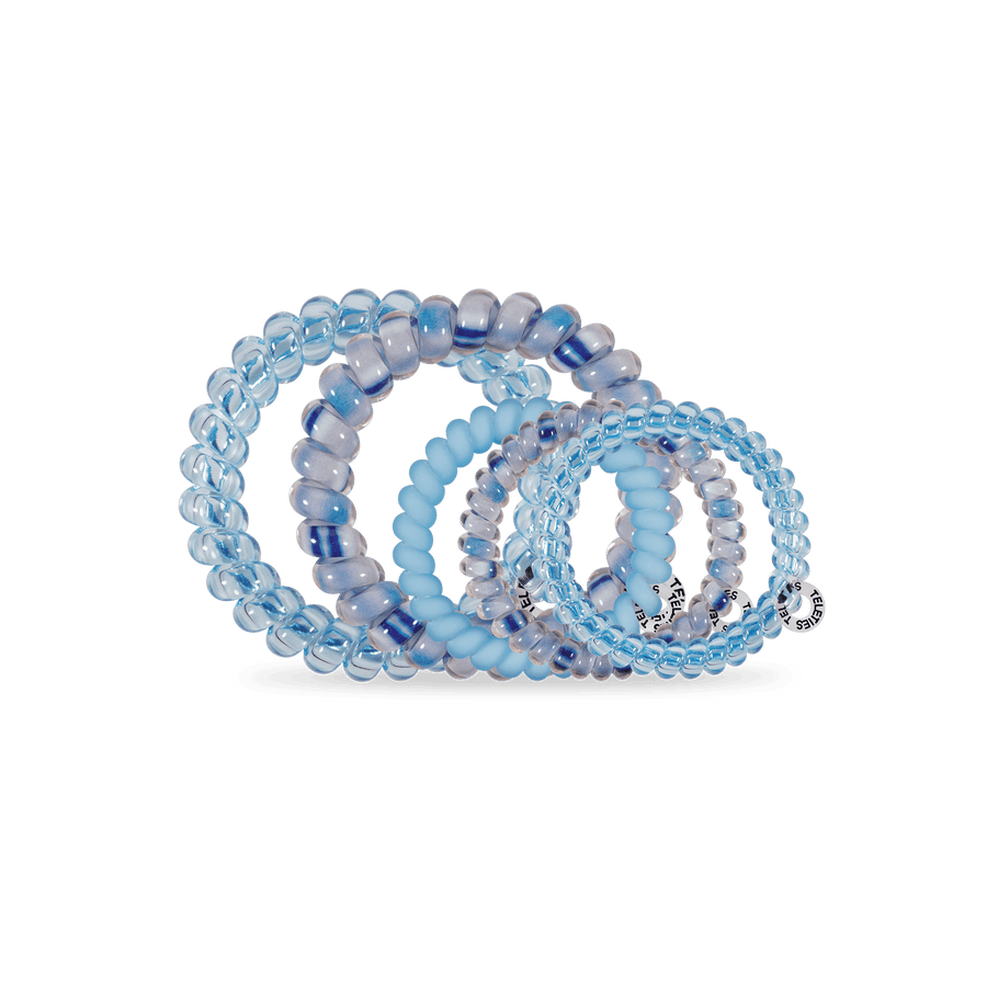Blue Lagoon Mix Pack Hair Ties - Glamourous Grace